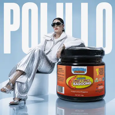 Avant-Garde Bagoong Product Advertisement with Model