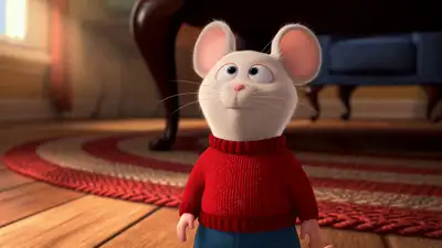 3D Animated Scene: Stuart Little and Snowbell