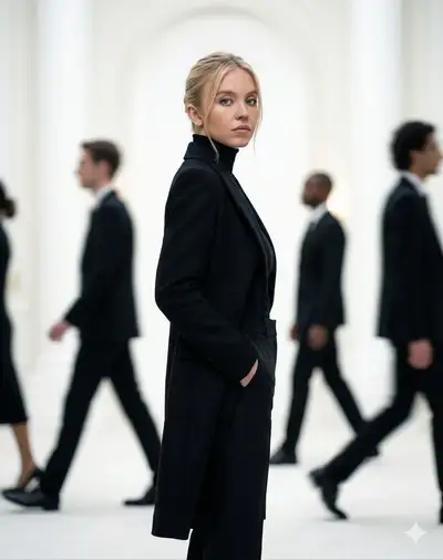 Cinematic High-Fashion Portrait with Motion Blur