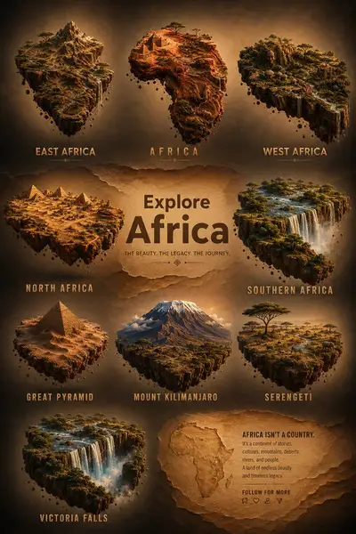 Cinematic Fantasy Africa Poster Prompt