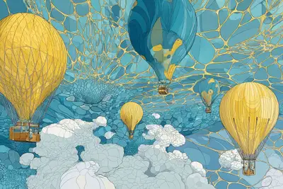 Voronoi Diagram Dreamscape Art Prompt