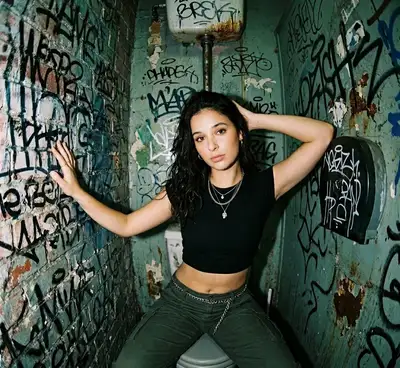 Gritty Underground Restroom Portrait