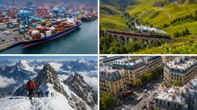 Miniaturized Worlds Tilt-Shift Prompt