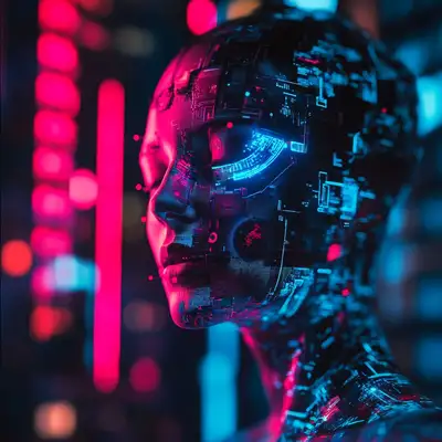 Neon Holograms Cyberpunk Base Prompt
