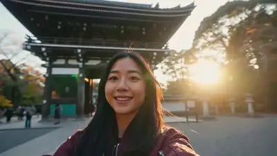 Kinematografischer Japan-Reisevlog aus der Ich-Perspektive