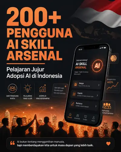AI Skill Arsenal Indonesian Social Media Graphic