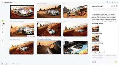 Kling Canvas Multi-Image Generation Prompt