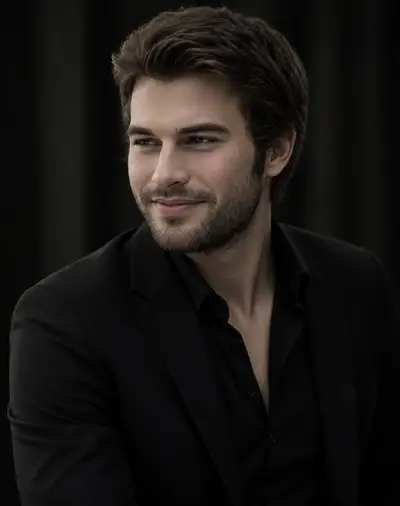 Cinematic Professional Portrait of a Man in a Black Suit