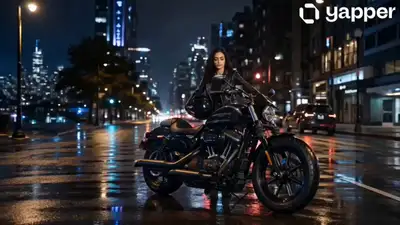 Cinematic Night Ride with Heavy Bike
