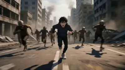 Zombie Energy Drink Anime Commercial