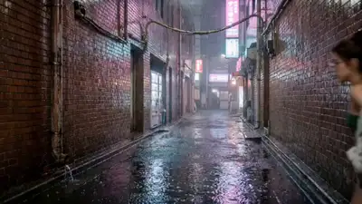 Cinematic Cyberpunk Night Walk