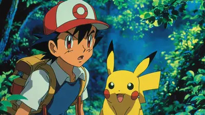 Pokemon 90s Animation Scene Prompt