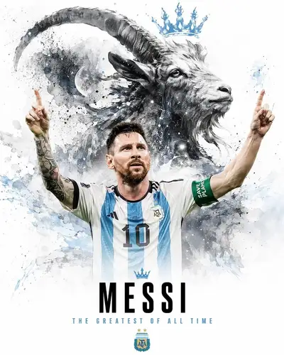 Legendary football player symbolic poster template