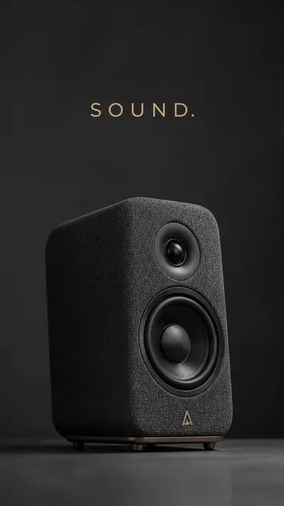Premium Studio Speaker Photography