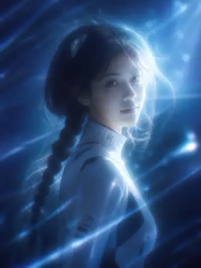 EVA Rei Ayanami Soft-Focus Portrait