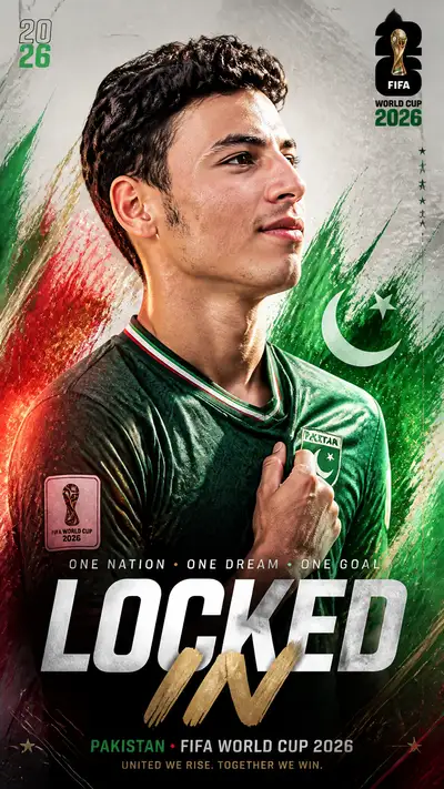 Universal FIFA World Cup 2026 Player Poster Template