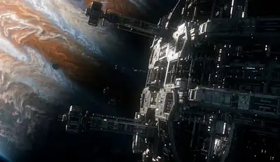 Escape Pod Launch from Disintegrating Space Station
