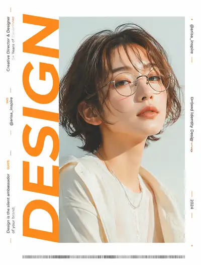 Step by step personal profile advertisement poster