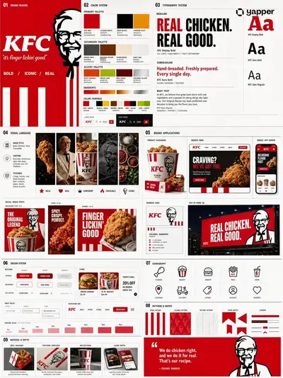 Agency-grade brand identity system poster from a logo
