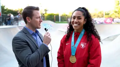 Olympic Skateboarder Interview with Surprise Answer