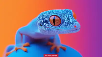 Rainbow Gecko Style Reference Prompt