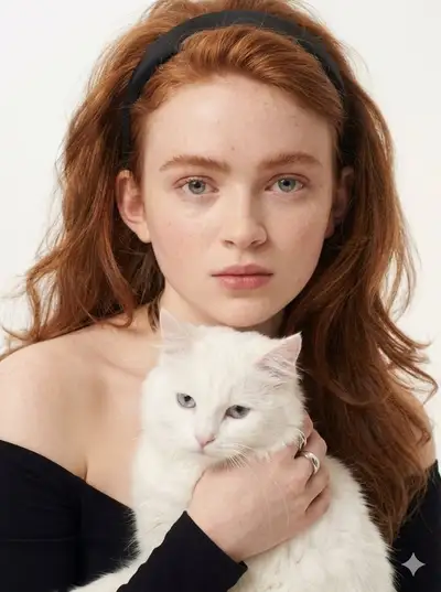 Ultra-Realistic Studio Photoshoot with Cat