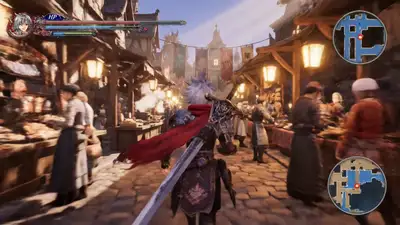Cinematic JRPG Gameplay Footage Prompt