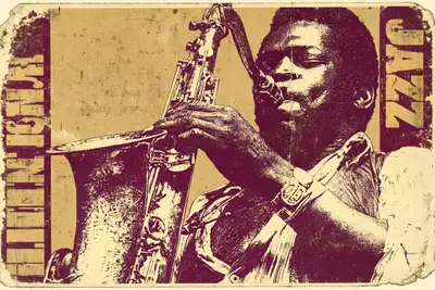 Vintage-Lithografie-Poster-Prompt