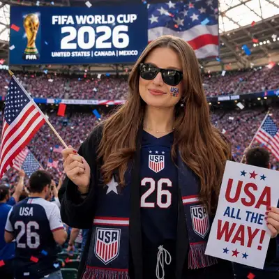 FIFA World Cup 2026 USA Fan Portrait