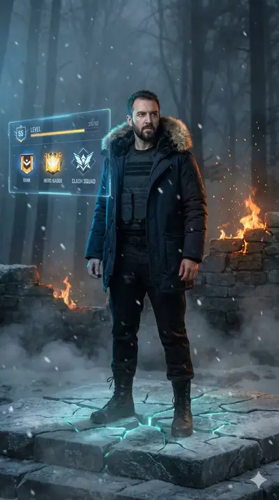 Ultra-Realistic Night Forest Battlefield Portrait