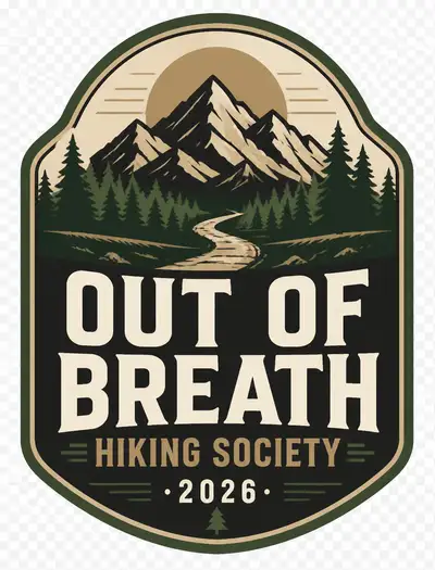 Vintage outdoor badge t-shirt graphic for a hiking brand
