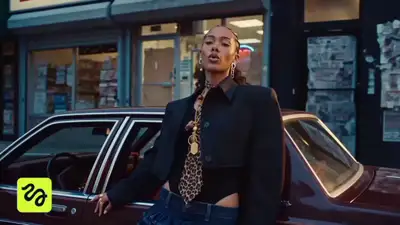 Music video segment 2: lipsync-first rap performance by a sedan