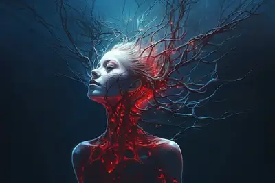 Roots and Connections Woman Concept Art