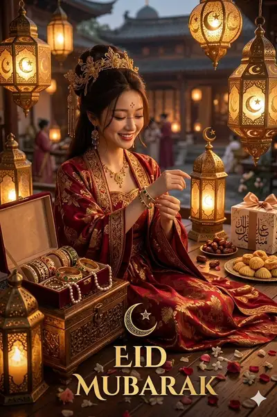 Eid Celebration Cinematic Portrait