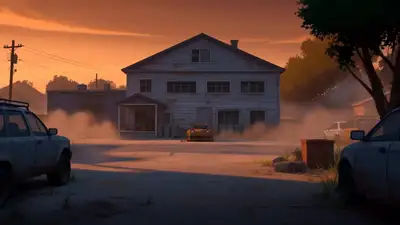 Cinematic Cyberpunk Car-to-Mech Transformation
