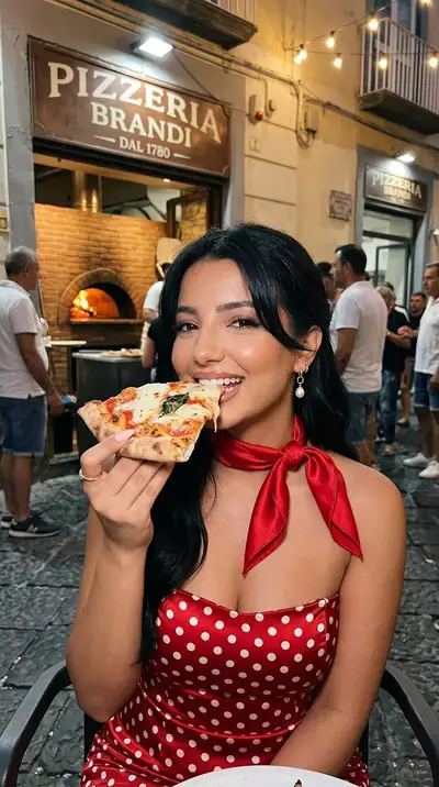 Cinematic Italian Pizza Place Editorial Portrait