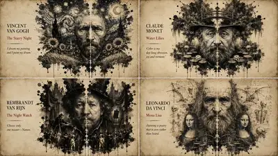 Retratos de Rorschach de Pintores Falecidos