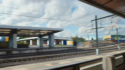 Train Station Continuous Camera Move
