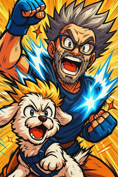 Shonen Jump Style Anime Transformation Prompt