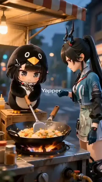 Chibi Gugu Gaga Cooking Animation Prompt