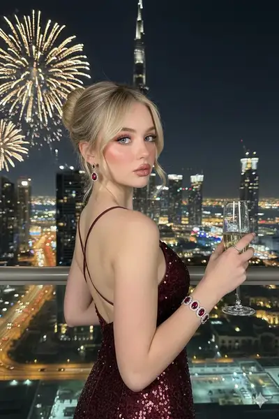 New Year's Eve Glamour Portrait Prompt