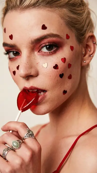 Coquette Valentine Portrait Prompt