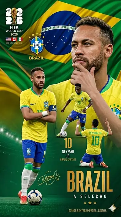 Brazil World Cup Commemorative Poster
