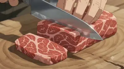 动漫风河畔篝火牛肉河粉烹饪视频