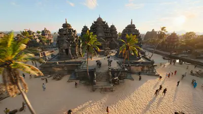 Ancient Indian Pallava Empire FPV Flythrough