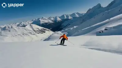 Kinoreifer Ski-Alpin-Sportdokumentarfilm mit 8 Einstellungen (Seedance 2.0)