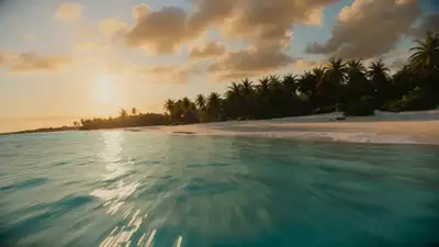 Explosión Cinemática de Helicóptero en Resort de Playa