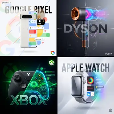 Cinematic 1:1 brand product poster template
