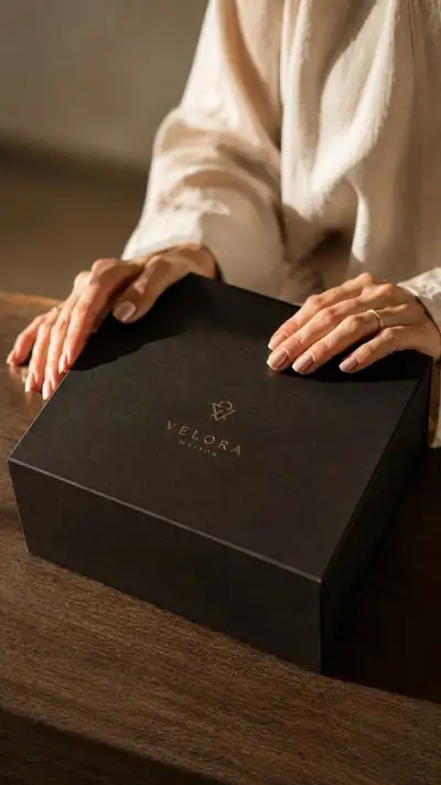 Luxury Unboxing Keyframe Image Prompt