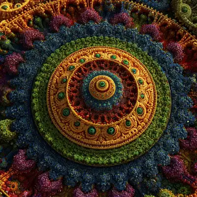 Trippy Fractal Navigator Midjourney Prompt
